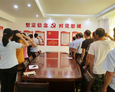 冠涛公司开展建党97周年主题党日活动